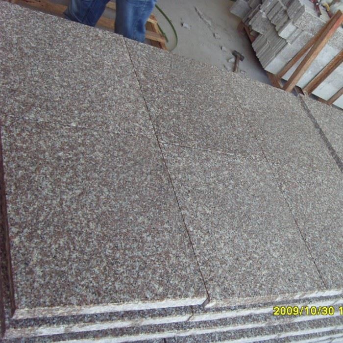 cherry pink granite
