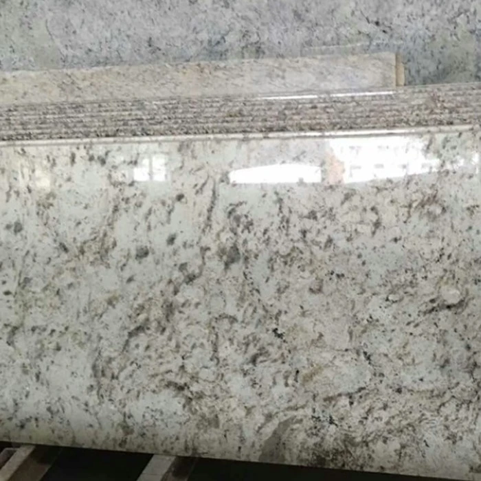 white galaxy granite slab